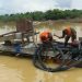 Military Dismantles Illegal Mining Equipment in Anti-Galamsey Operation on Birim River